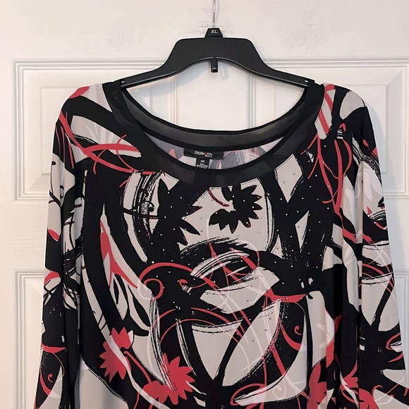 NWOT WOMEN’S PLUS SIZE BLOUSE : SIZE 3X - Picture 3 of 4